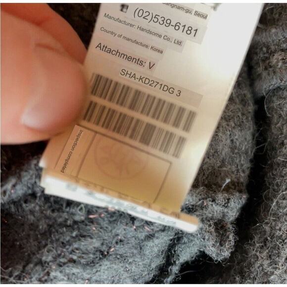 Garmentory SSENSE Sweater Dress Japan Women Small Gold Flecks System Wool Blend - Picture 8 of 10